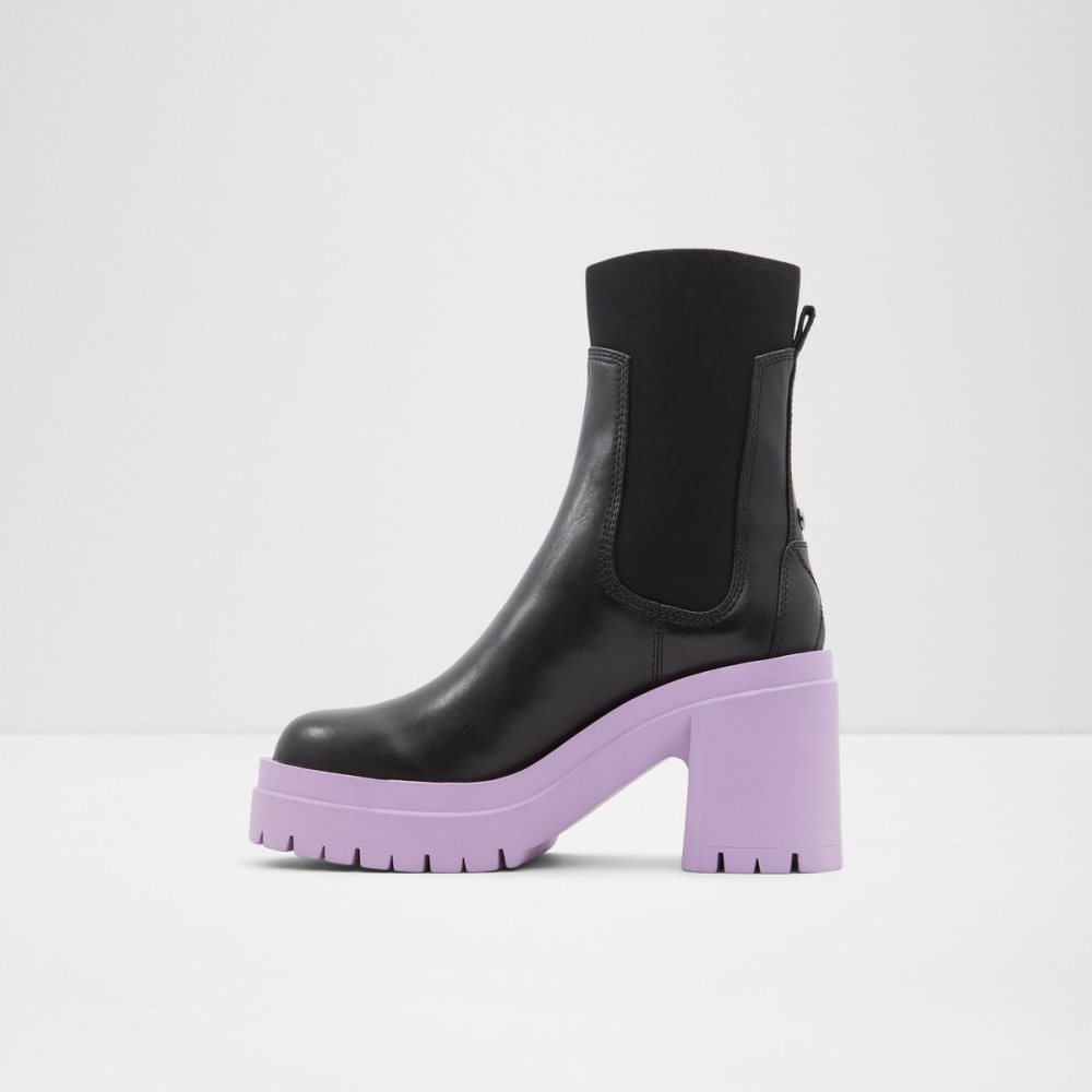 Bottines Chelsea Aldo Bigmood - Lug Sole Violette Clair Femme | UDUB-15176851