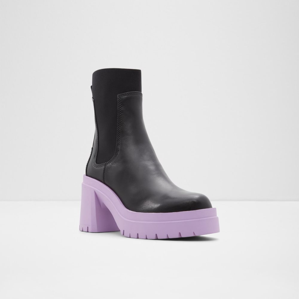 Bottines Chelsea Aldo Bigmood - Lug Sole Violette Clair Femme | UDUB-15176851