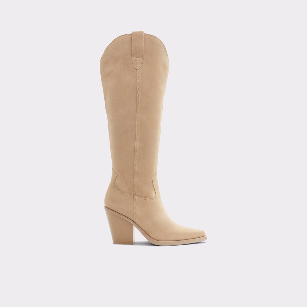 Bottes Hautes Aldo Nevada Western Knee-hign Beige Femme | KKUC-00996503