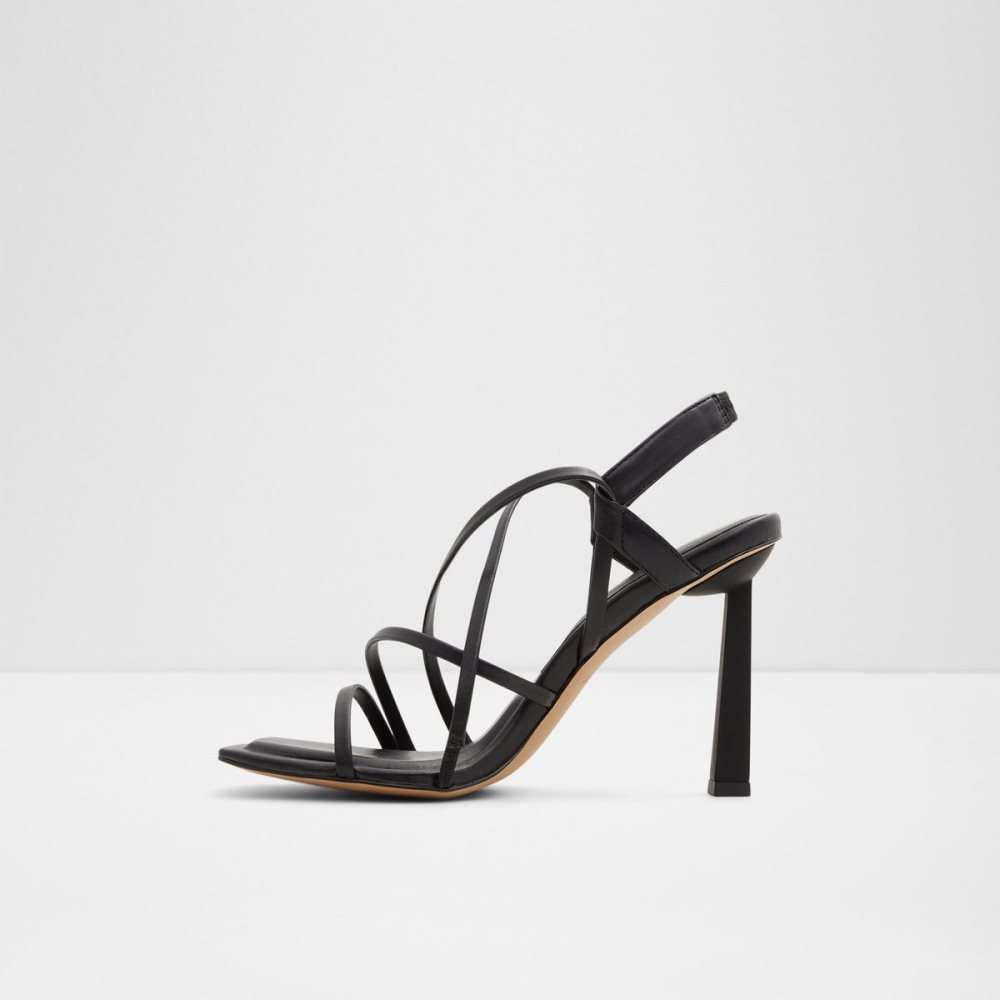 Sandales Aldo Amilia Lanières Talons Sandal Noir Femme | KULO-52240102