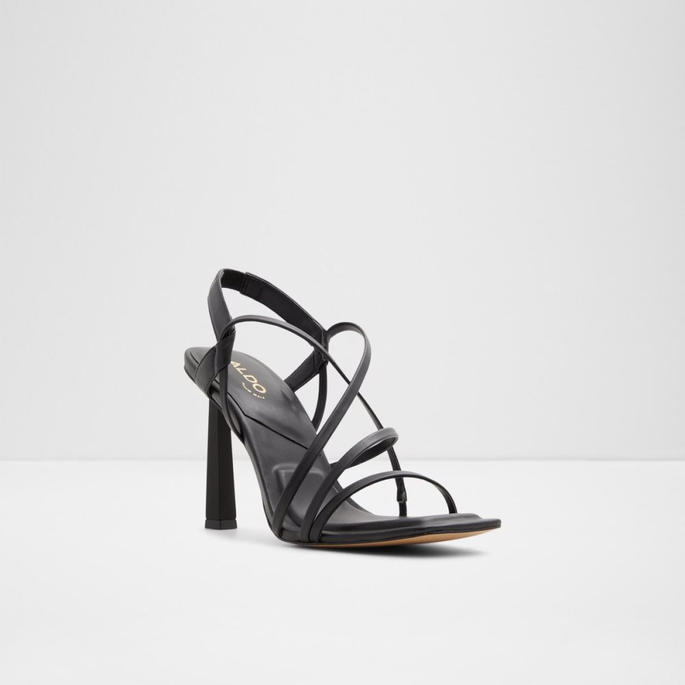 Sandales Aldo Amilia Lanières Talons Sandal Noir Femme | KULO-52240102