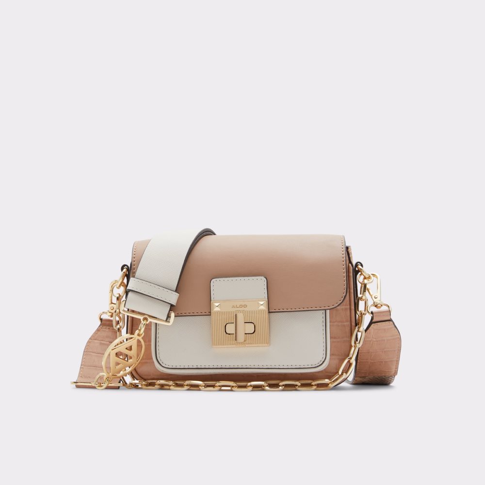 Sacs Crossbody Aldo Celestica Marron Clair Femme | HBIB-48782218