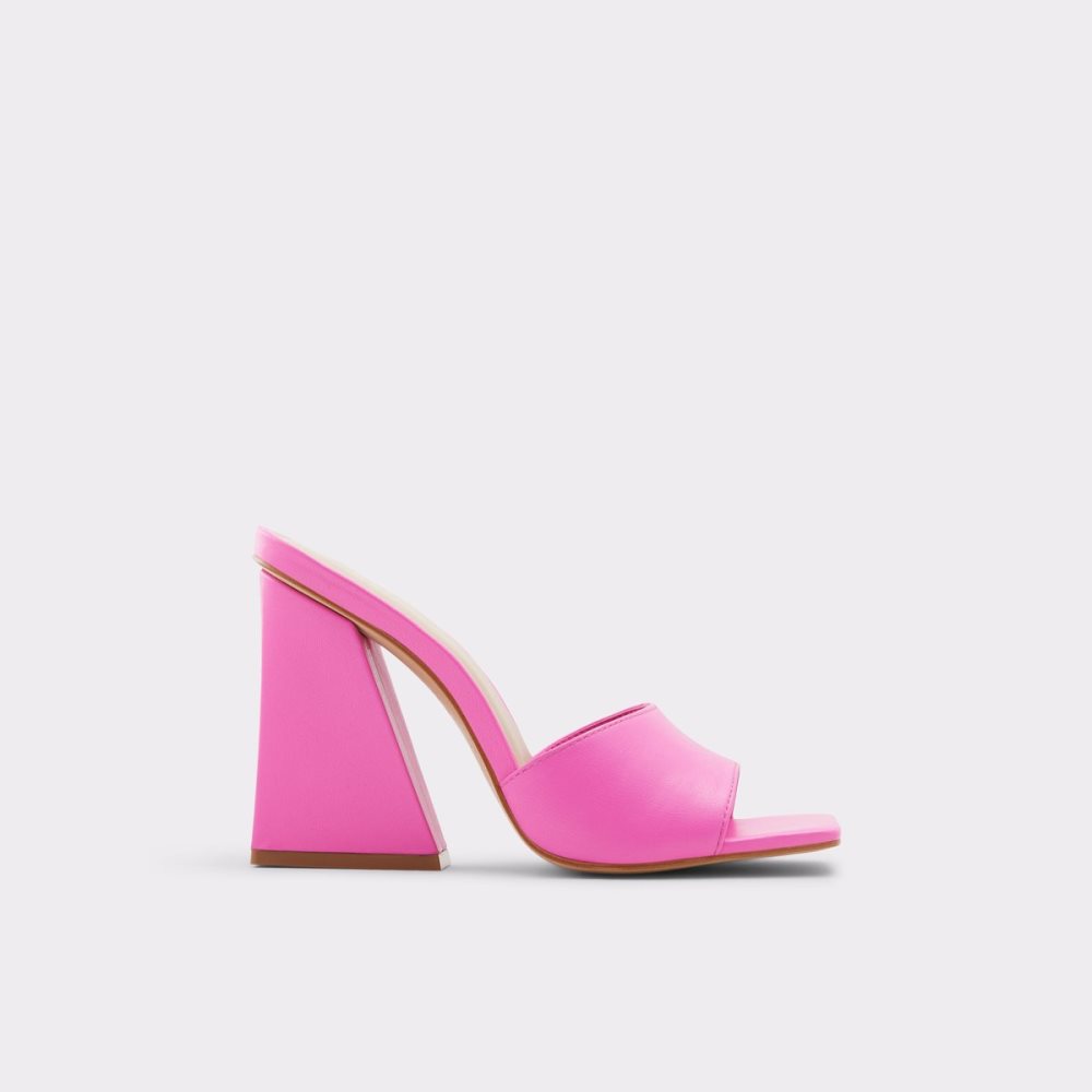 Talon Bloc Aldo Prisma High Mule Fushia Femme | DXHY-53973017