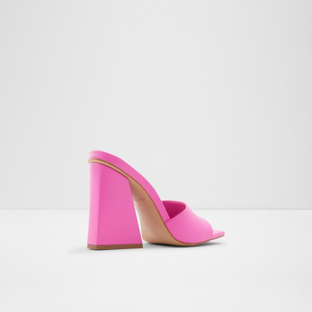 Talon Bloc Aldo Prisma High Mule Fushia Femme | DXHY-53973017