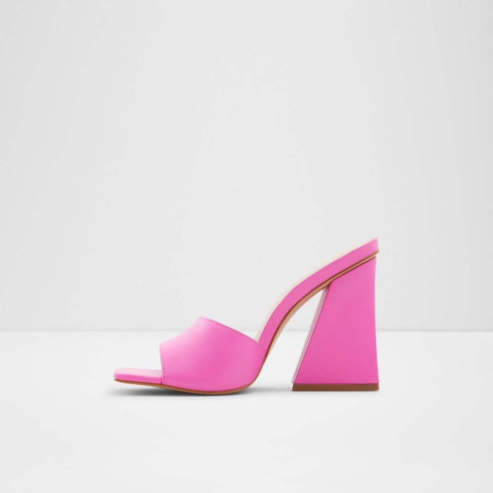 Talon Bloc Aldo Prisma High Mule Fushia Femme | DXHY-53973017