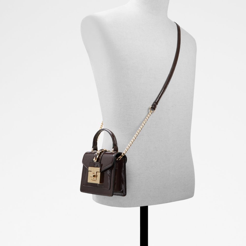 Sac à Main Aldo Kentwell Top Handle Marron Foncé Femme | FPJA-58697537