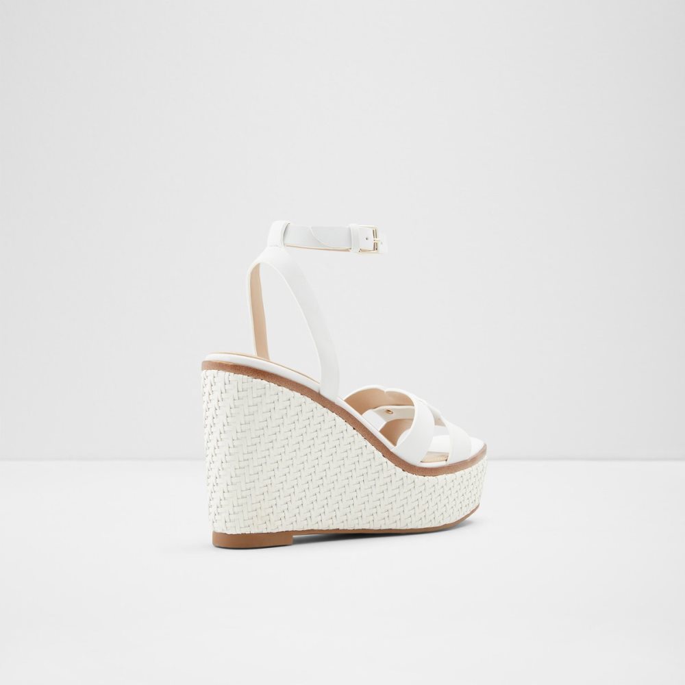 Sandales Aldo Onan Wedge Sandal - Wedge Blanche Femme | JNQR-48560645