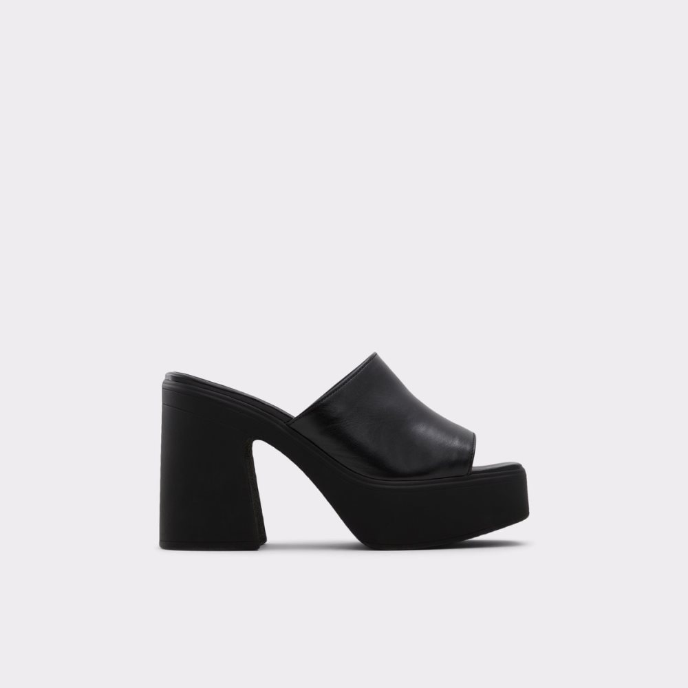 Chaussures Plateforme Aldo Melcee Talons Mule - Plateforme Noir Femme | DBHE-83666293