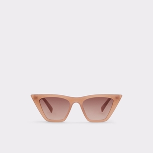 Lunettes de Soleil Aldo Derras Cat Eye Beige Femme | WVLY-29165861