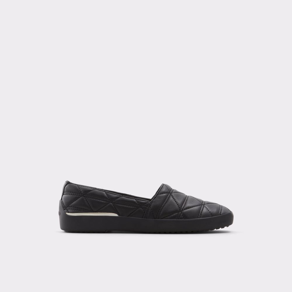 Mules Aldo Quilten Slip On Noir Femme | QYYO-34439846