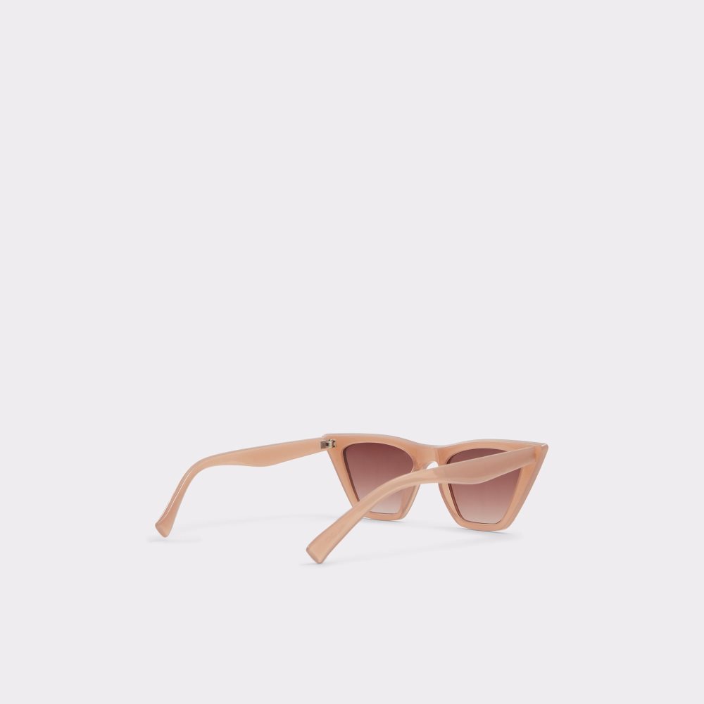 Lunettes de Soleil Aldo Derras Cat Eye Beige Femme | WVLY-29165861