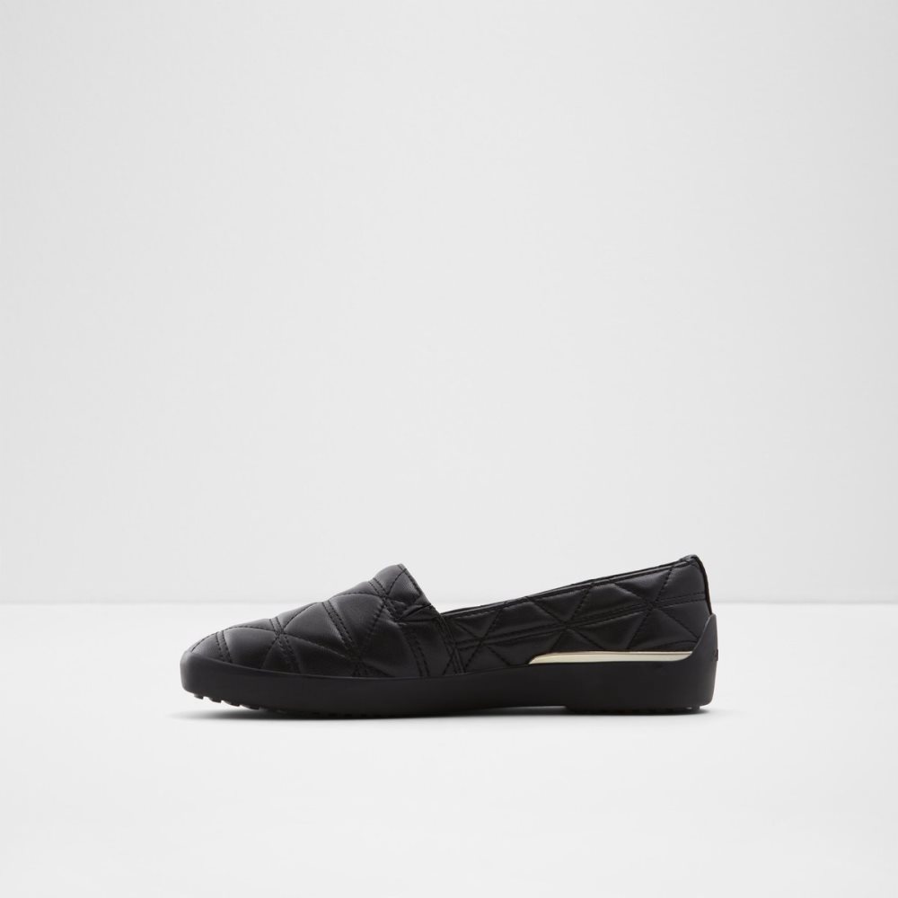 Mules Aldo Quilten Slip On Noir Femme | QYYO-34439846