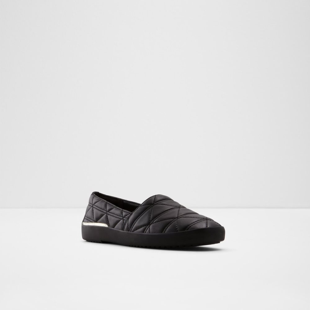 Mules Aldo Quilten Slip On Noir Femme | QYYO-34439846