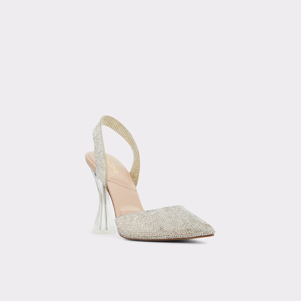 Talon Bloc Aldo Solanti Brides Back High Beige Femme | LNFB-36839271