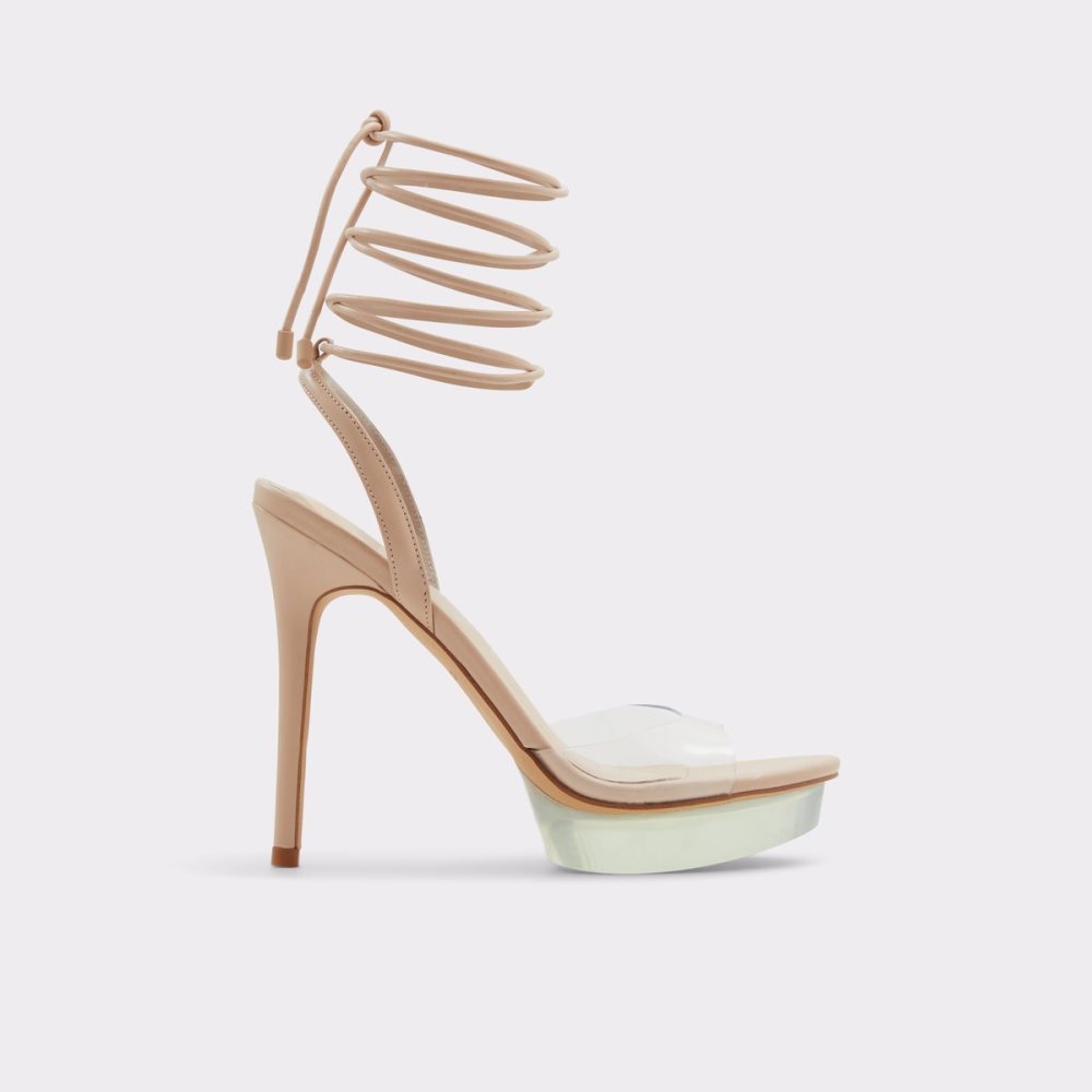 Chaussures Plateforme Aldo Bossis Talons Sandal - Stiletto Beige Femme | TNNR-26549974