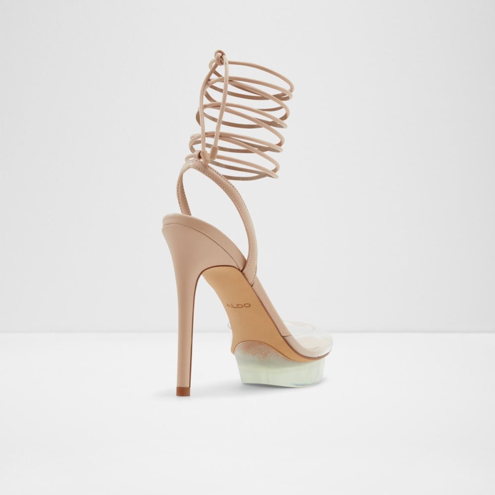 Chaussures Plateforme Aldo Bossis Talons Sandal - Stiletto Beige Femme | TNNR-26549974