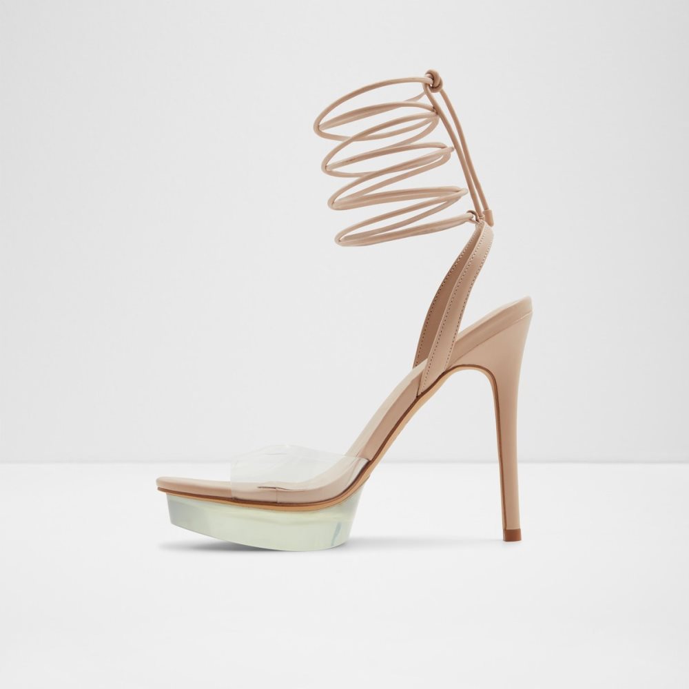 Chaussures Plateforme Aldo Bossis Talons Sandal - Stiletto Beige Femme | TNNR-26549974