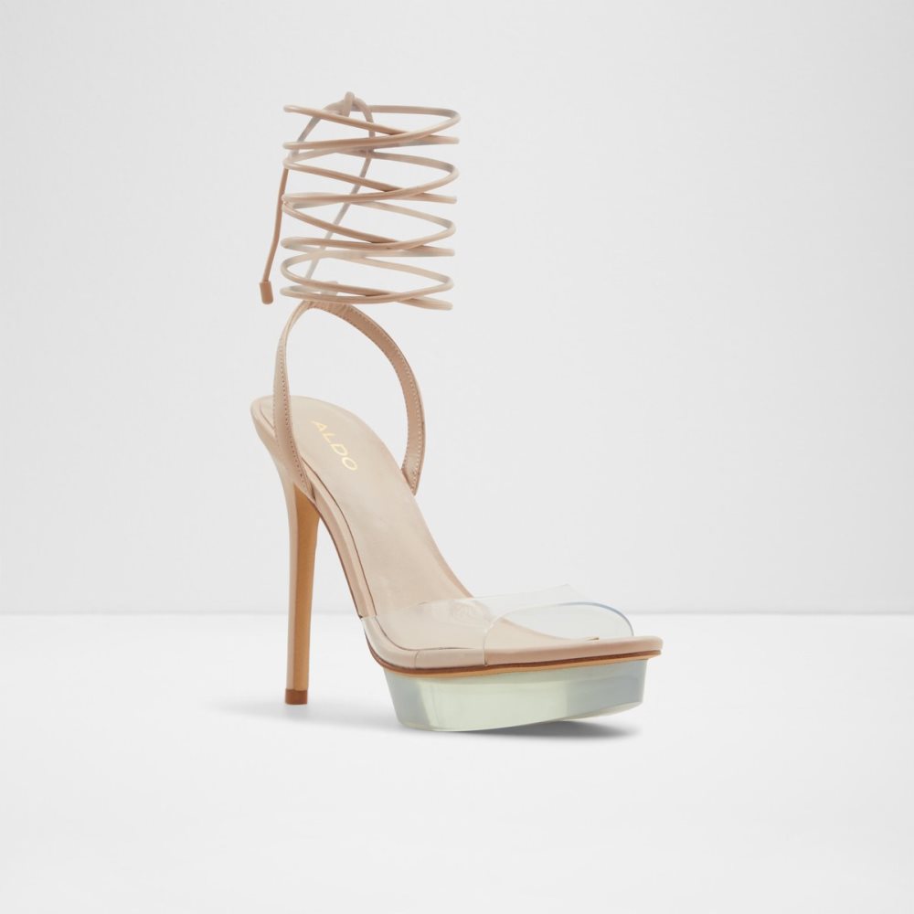 Chaussures Plateforme Aldo Bossis Talons Sandal - Stiletto Beige Femme | TNNR-26549974