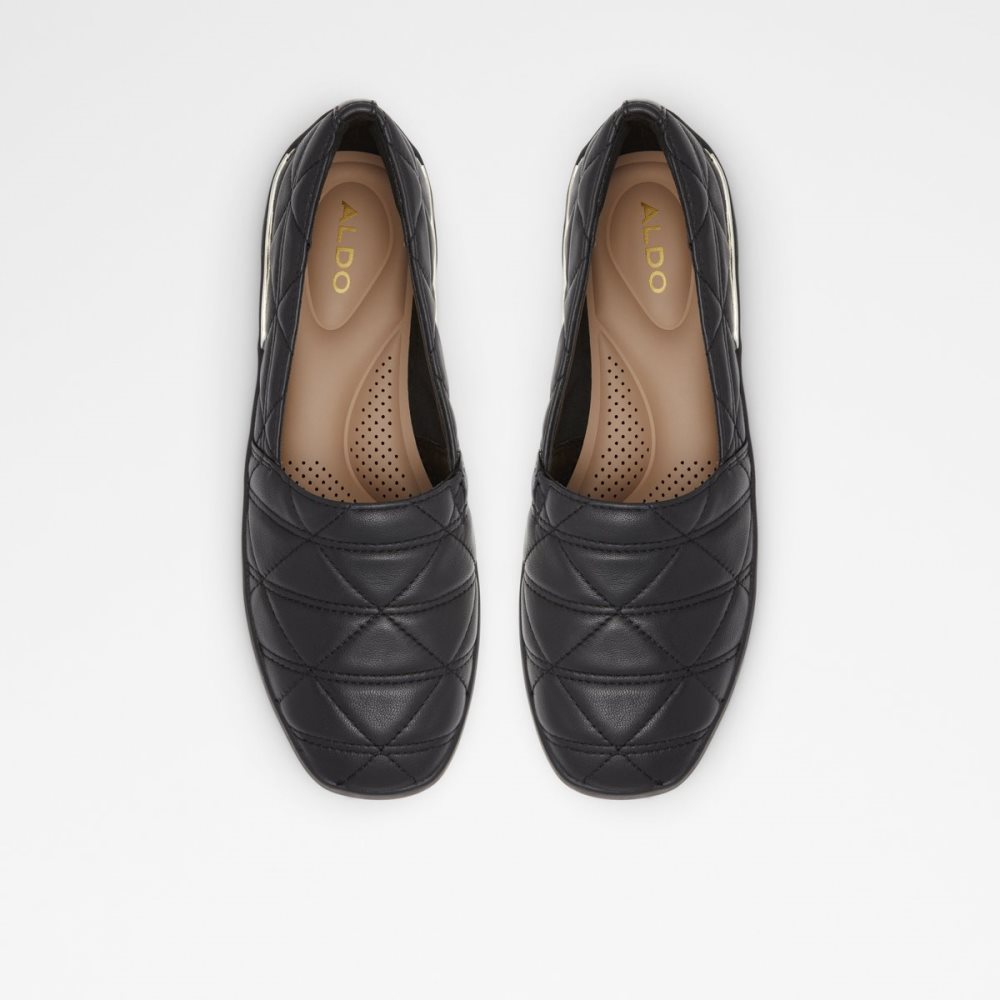 Mules Aldo Quilten Slip On Noir Femme | QYYO-34439846