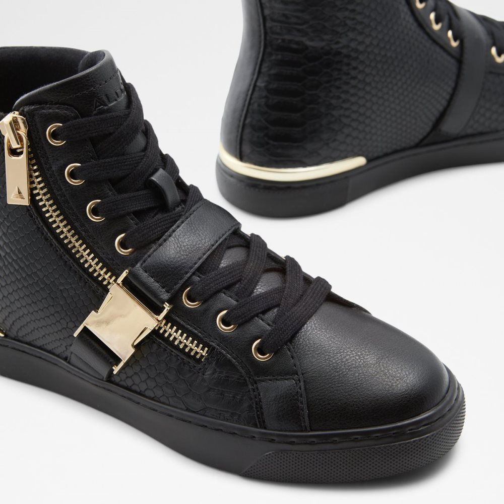 Baskets Aldo Tiagatori High Top - Cup Sole Noir Femme | DSWL-29564496