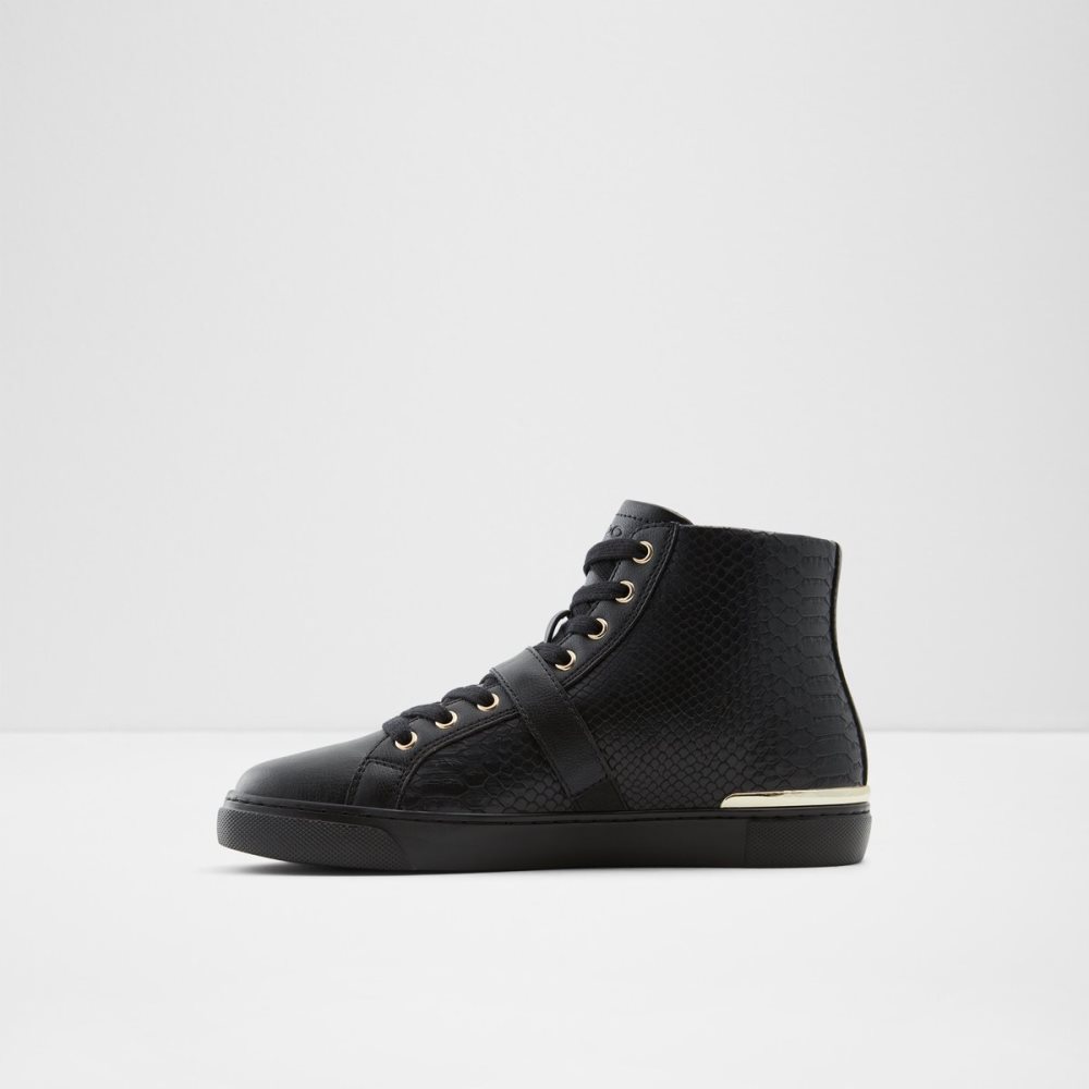 Baskets Aldo Tiagatori High Top - Cup Sole Noir Femme | DSWL-29564496