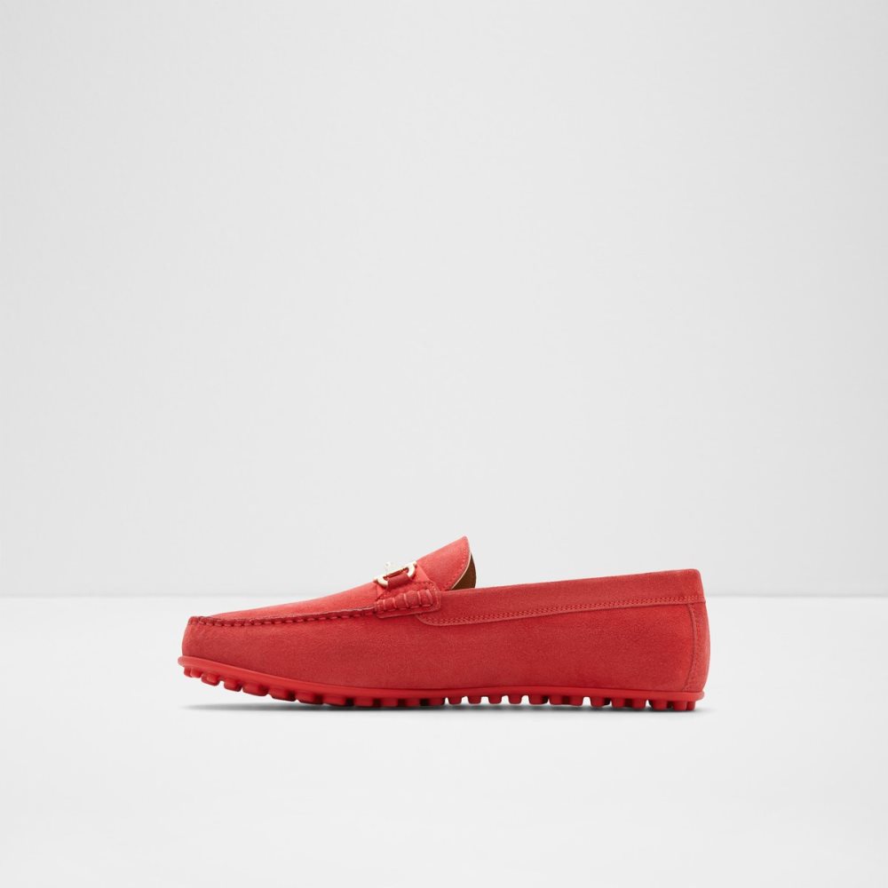 Chaussures Casual Aldo Scuderia Driving Rouge Clair Homme | HQSJ-04893152