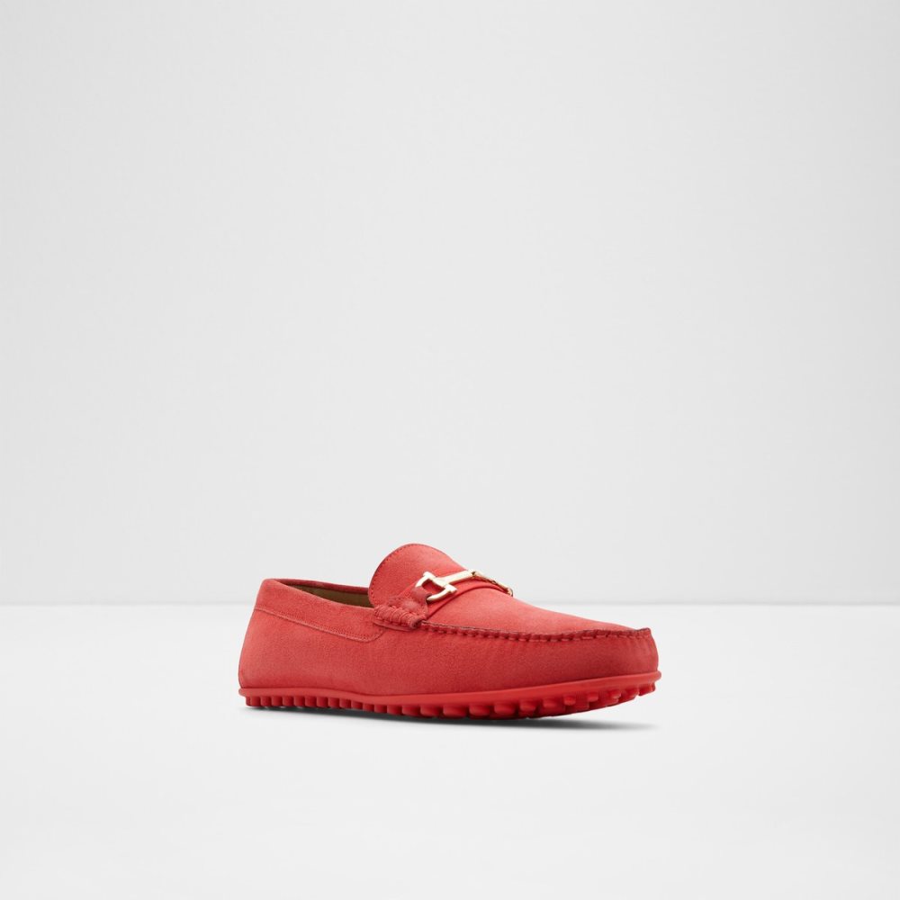 Chaussures Casual Aldo Scuderia Driving Rouge Clair Homme | HQSJ-04893152