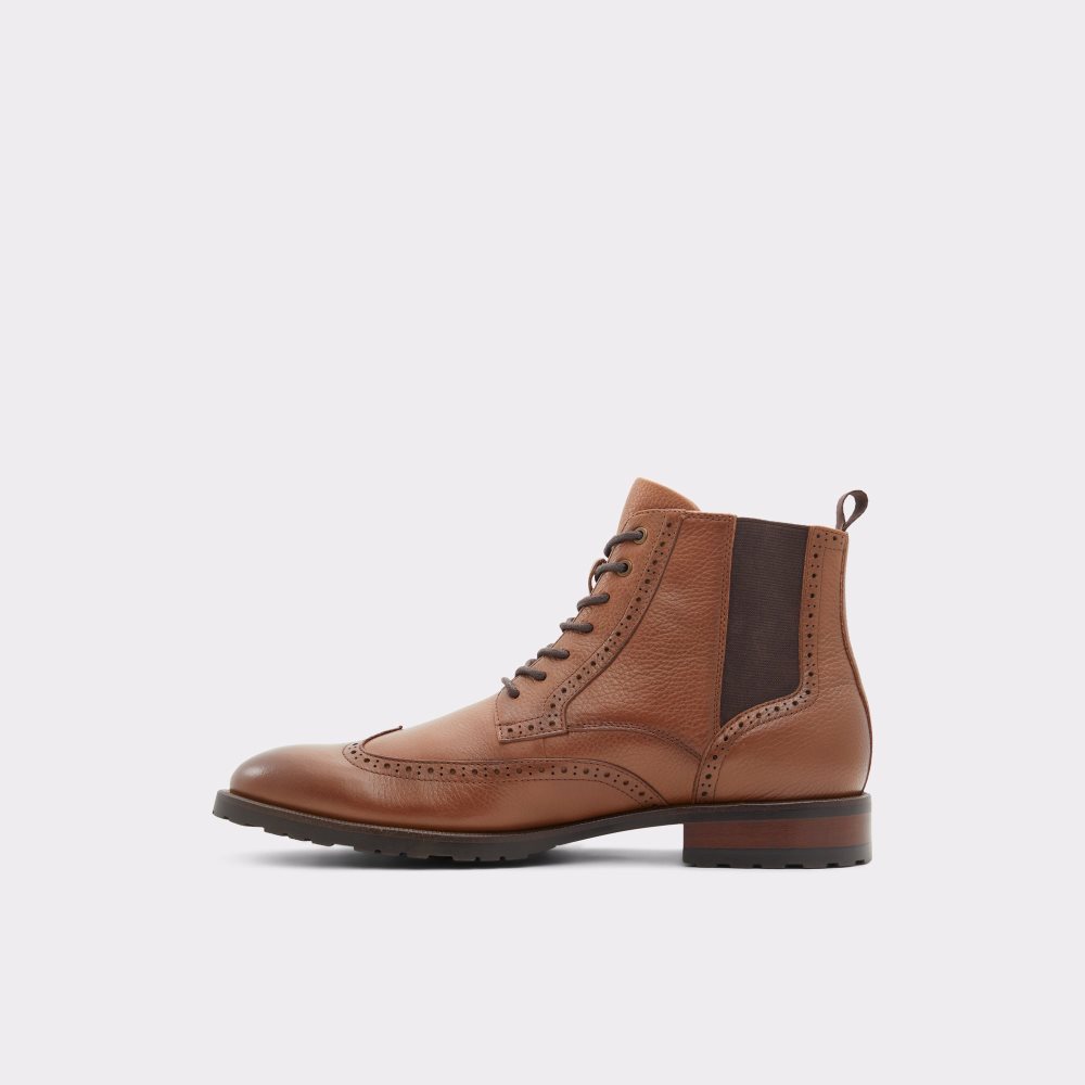 Bottes Habillées Aldo Salinger Dentelle-up Marron Homme | EKBI-82850513