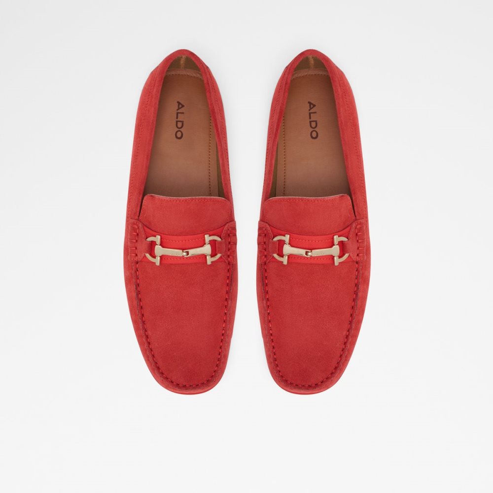 Chaussures Casual Aldo Scuderia Driving Rouge Clair Homme | HQSJ-04893152