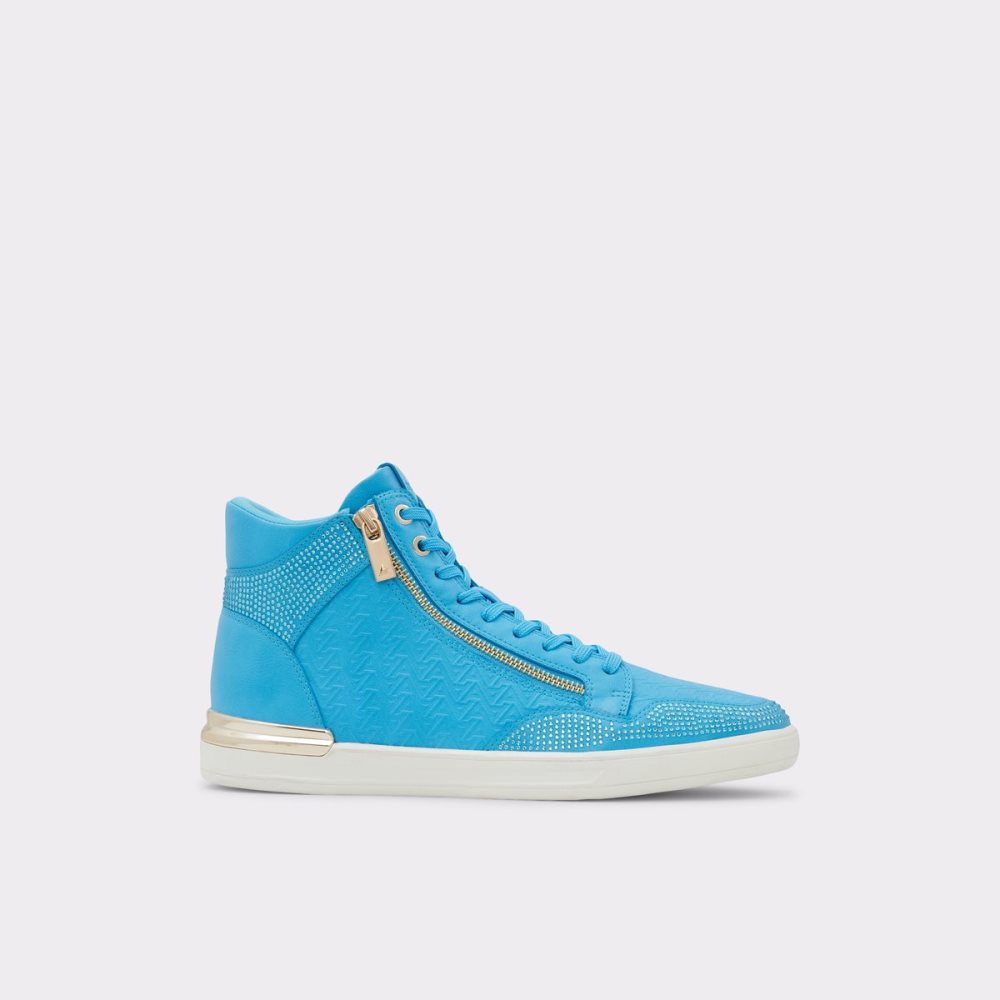 Baskets Aldo Sauerbergg High Top Bleu Clair Homme | IGHM-78626459