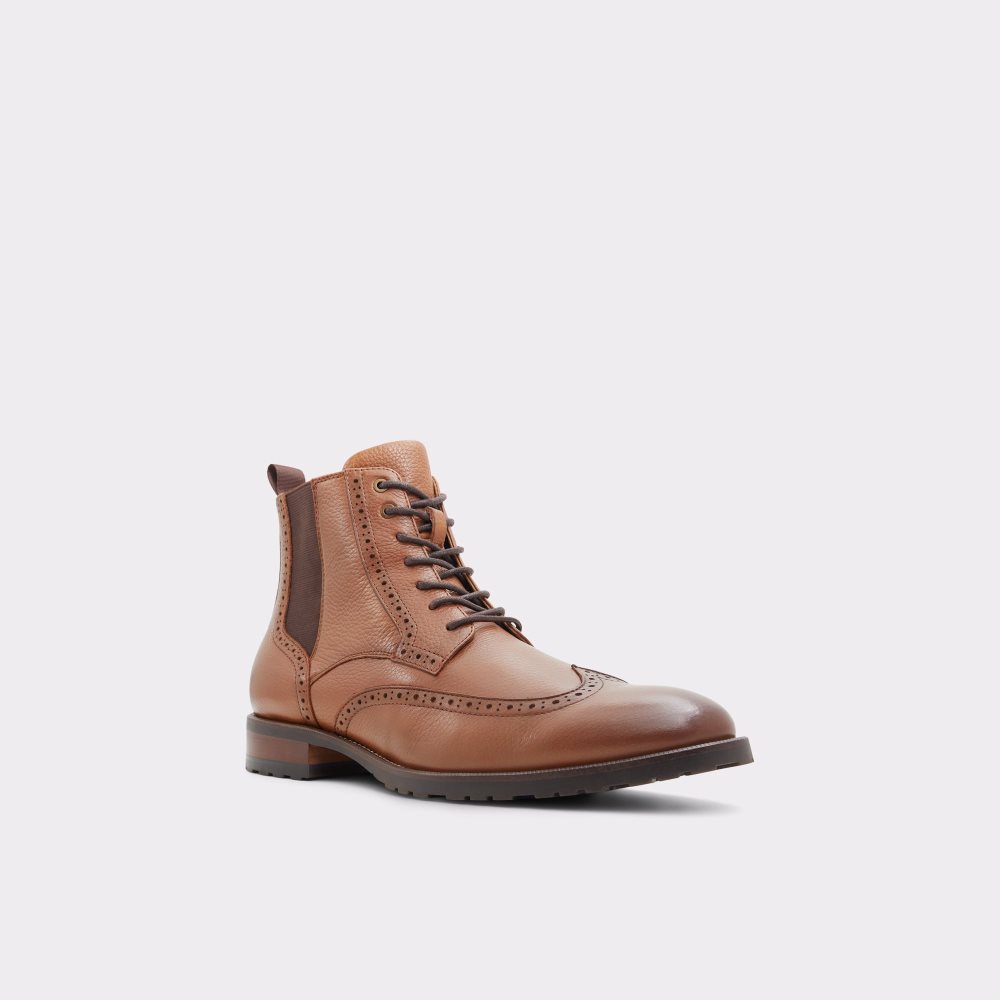 Bottes Habillées Aldo Salinger Dentelle-up Marron Homme | EKBI-82850513