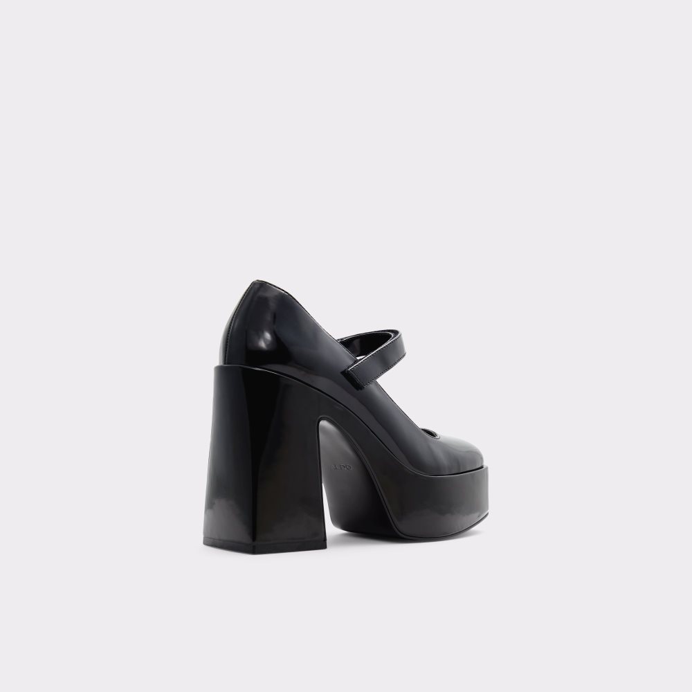 Chaussures Plateforme Aldo Dorothee Talons Mary Janes - Plateforme Noir Femme | WCFI-74130378