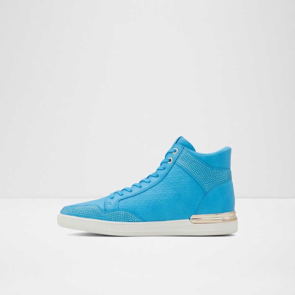 Baskets Aldo Sauerbergg High Top Bleu Clair Homme | IGHM-78626459