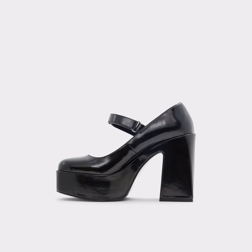 Chaussures Plateforme Aldo Dorothee Talons Mary Janes - Plateforme Noir Femme | WCFI-74130378