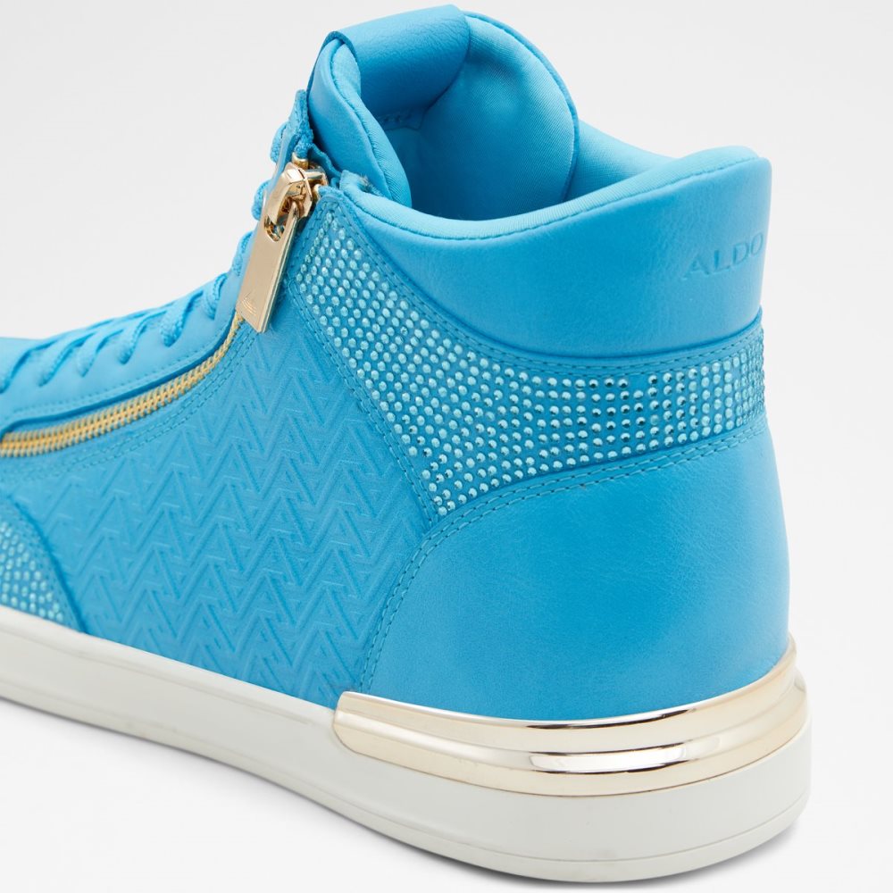 Baskets Aldo Sauerbergg High Top Bleu Clair Homme | IGHM-78626459