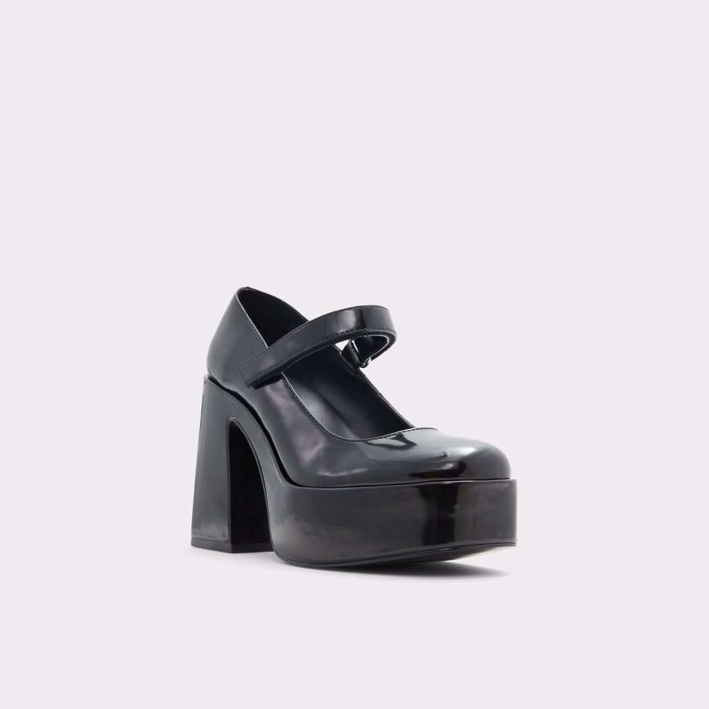 Chaussures Plateforme Aldo Dorothee Talons Mary Janes - Plateforme Noir Femme | WCFI-74130378