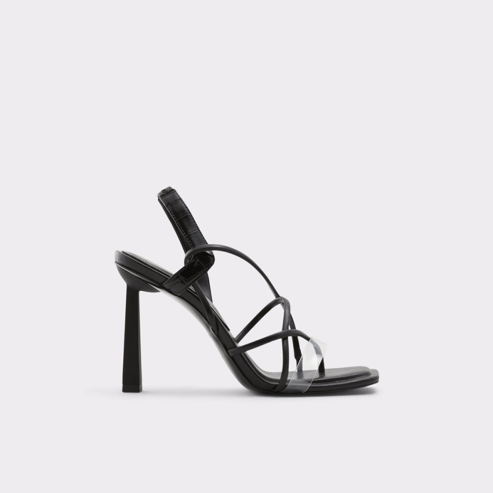 Sandales Aldo Juliet Lanières Sandal Noir Femme | KSZN-07487707