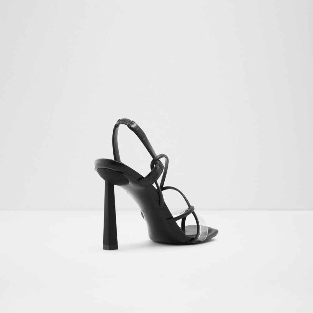 Sandales Aldo Juliet Lanières Sandal Noir Femme | KSZN-07487707