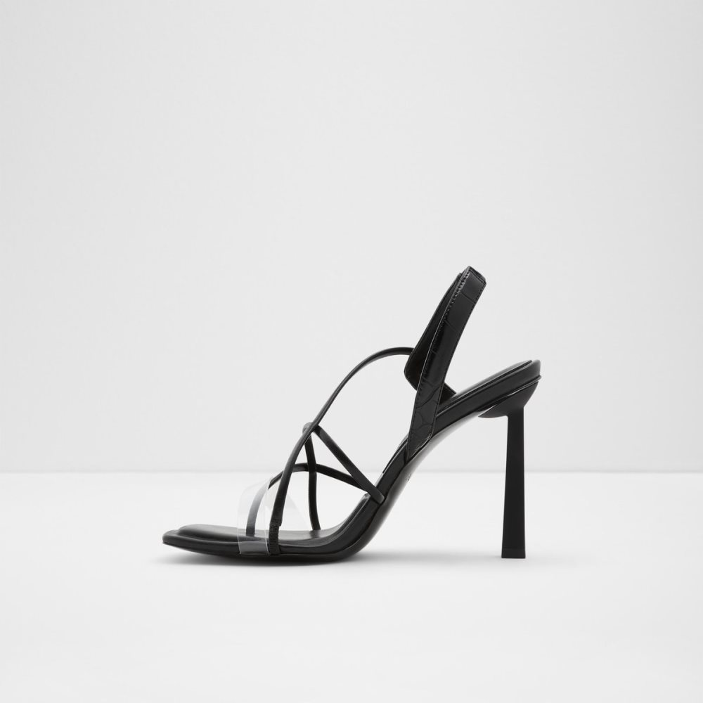 Sandales Aldo Juliet Lanières Sandal Noir Femme | KSZN-07487707