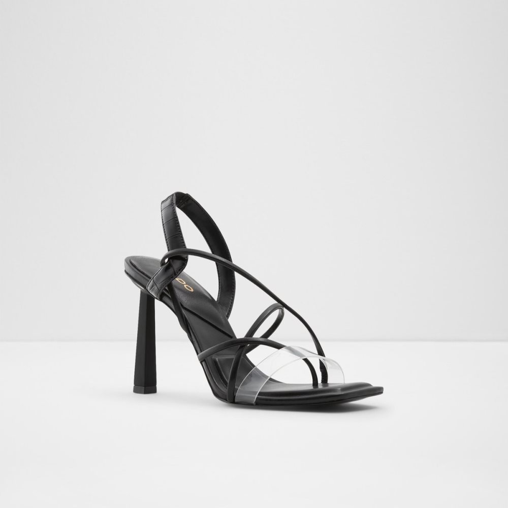 Sandales Aldo Juliet Lanières Sandal Noir Femme | KSZN-07487707