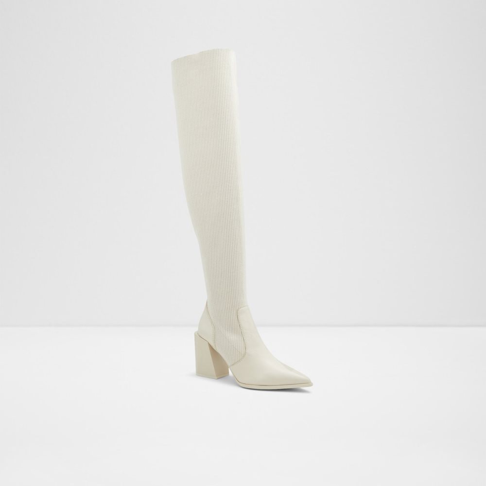 Bottes Hautes Aldo Ganini Knee-high Blanche Femme | HUEG-70999116