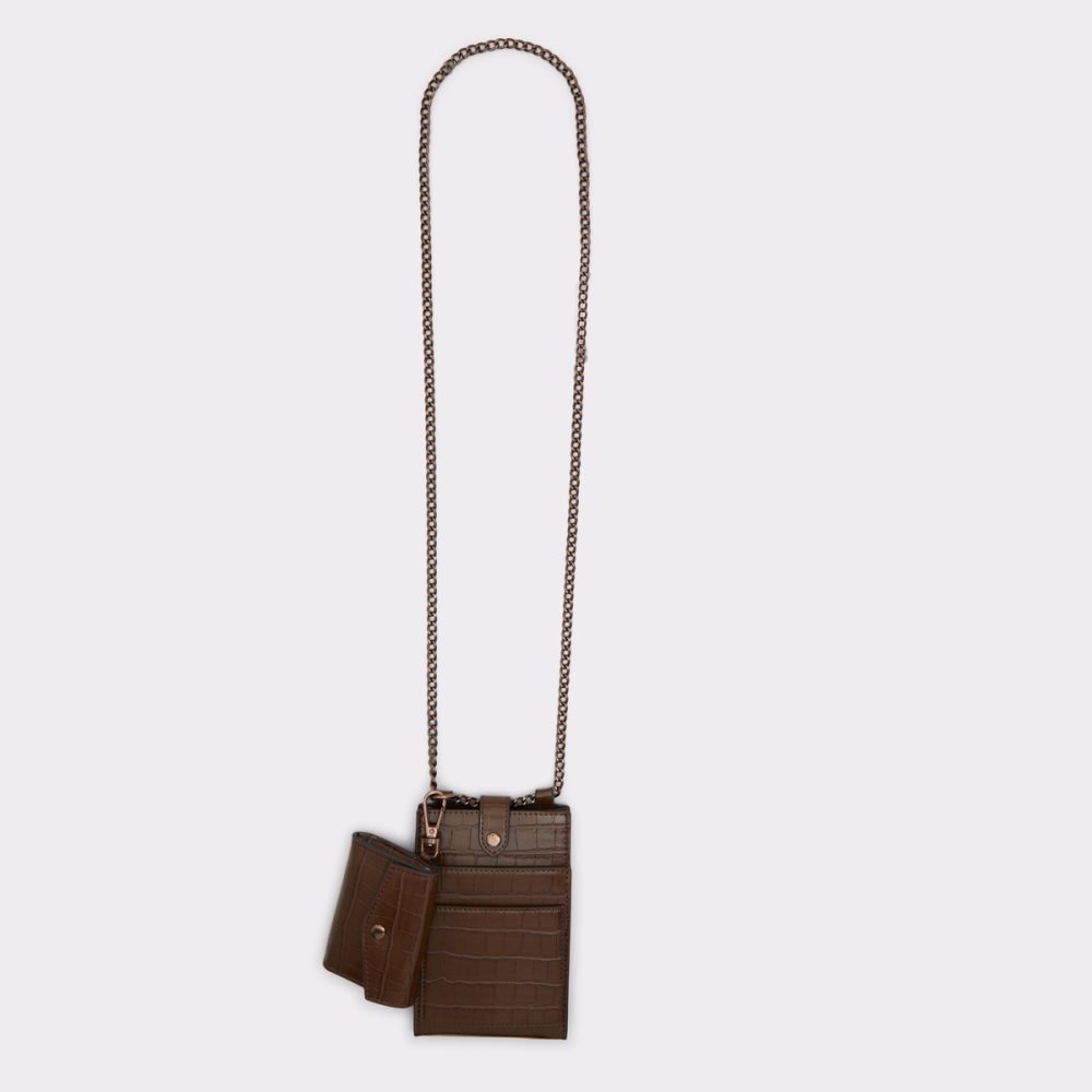 Portefeuilles Aldo Sargas Card Holder Marron Femme | TZSM-56929741