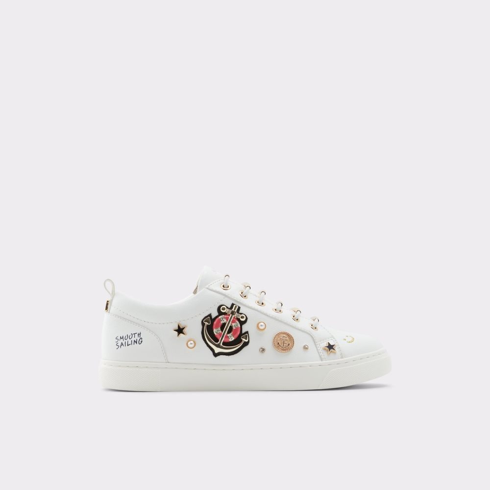 Baskets Aldo Talaeraen Low Top Blanche Femme | YOOA-41212869