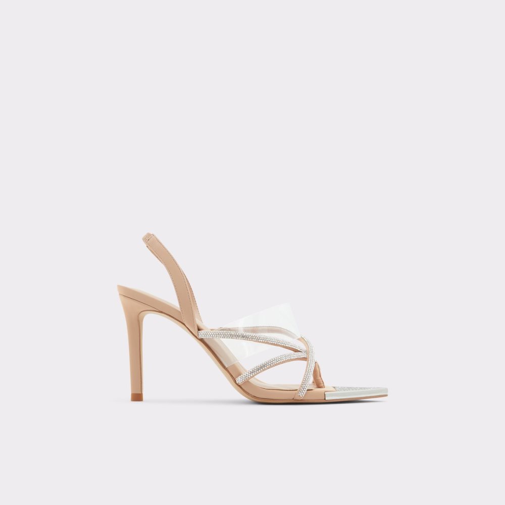 Sandales Aldo Aabelle Lanières High Sandal - Stiletto Beige Femme | QDVL-01280818