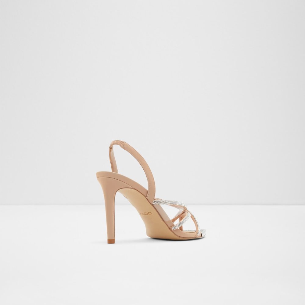 Sandales Aldo Aabelle Lanières High Sandal - Stiletto Beige Femme | QDVL-01280818