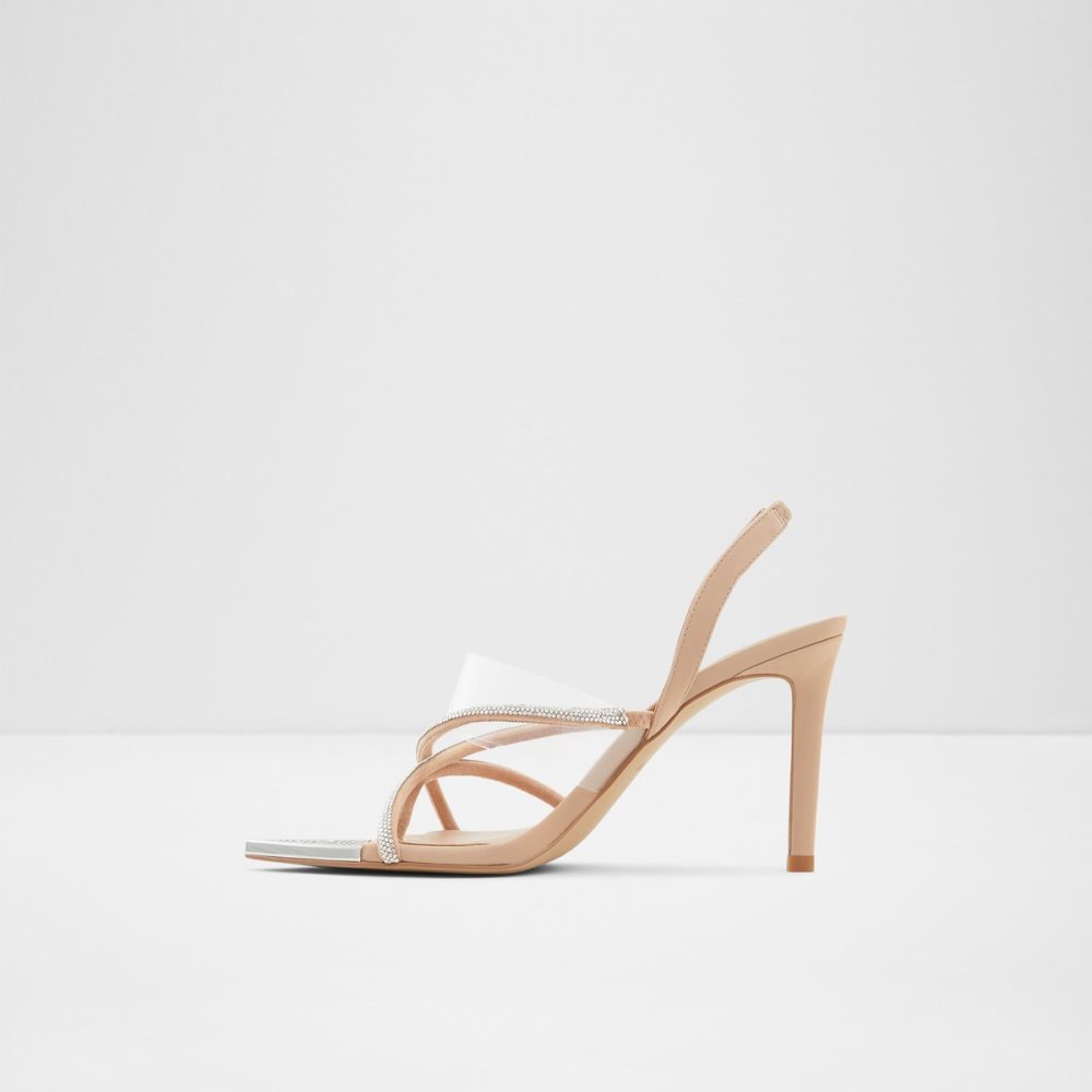 Sandales Aldo Aabelle Lanières High Sandal - Stiletto Beige Femme | QDVL-01280818