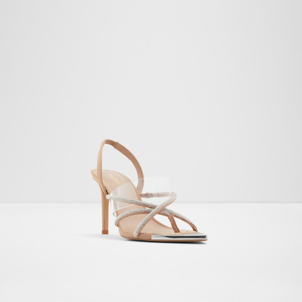 Sandales Aldo Aabelle Lanières High Sandal - Stiletto Beige Femme | QDVL-01280818