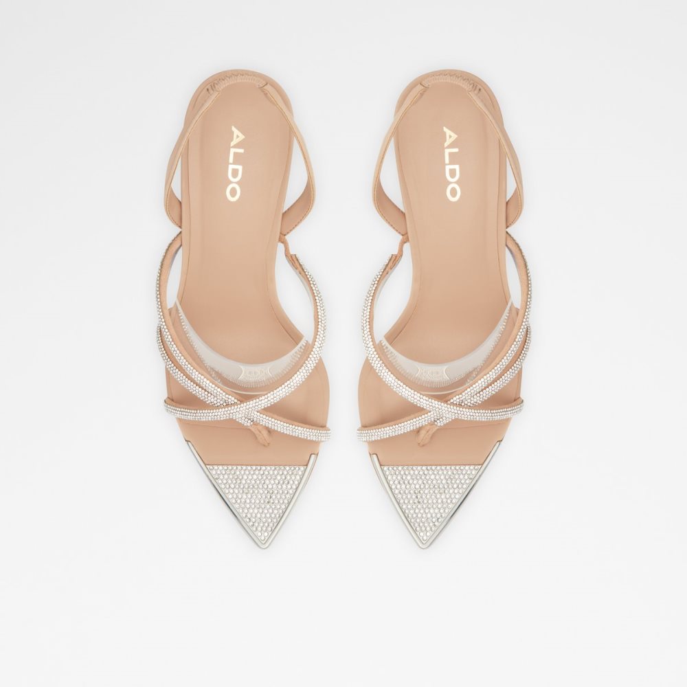 Sandales Aldo Aabelle Lanières High Sandal - Stiletto Beige Femme | QDVL-01280818