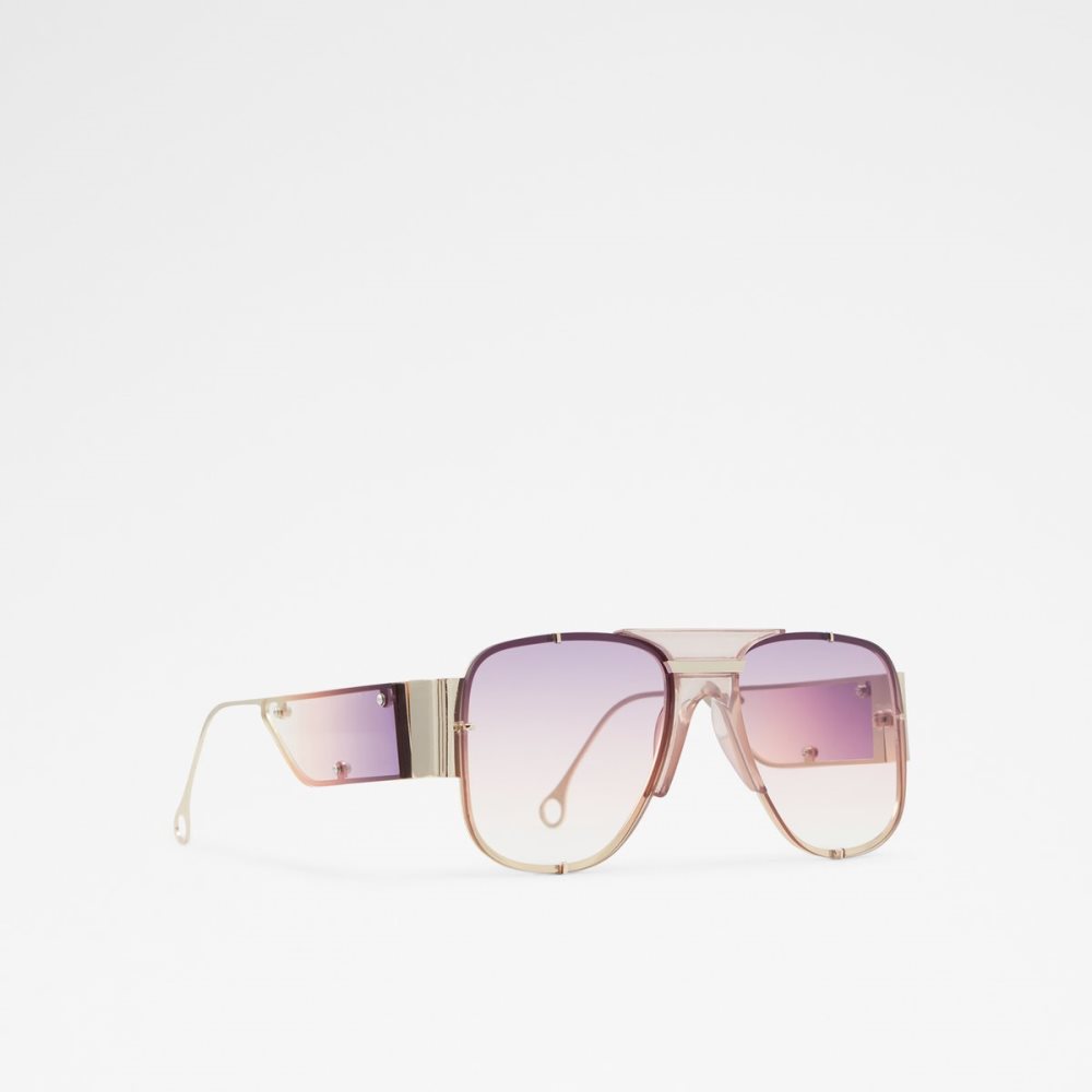 Lunettes de Soleil Aldo Qei Aviator Violette Clair Femme | TVDI-70108674