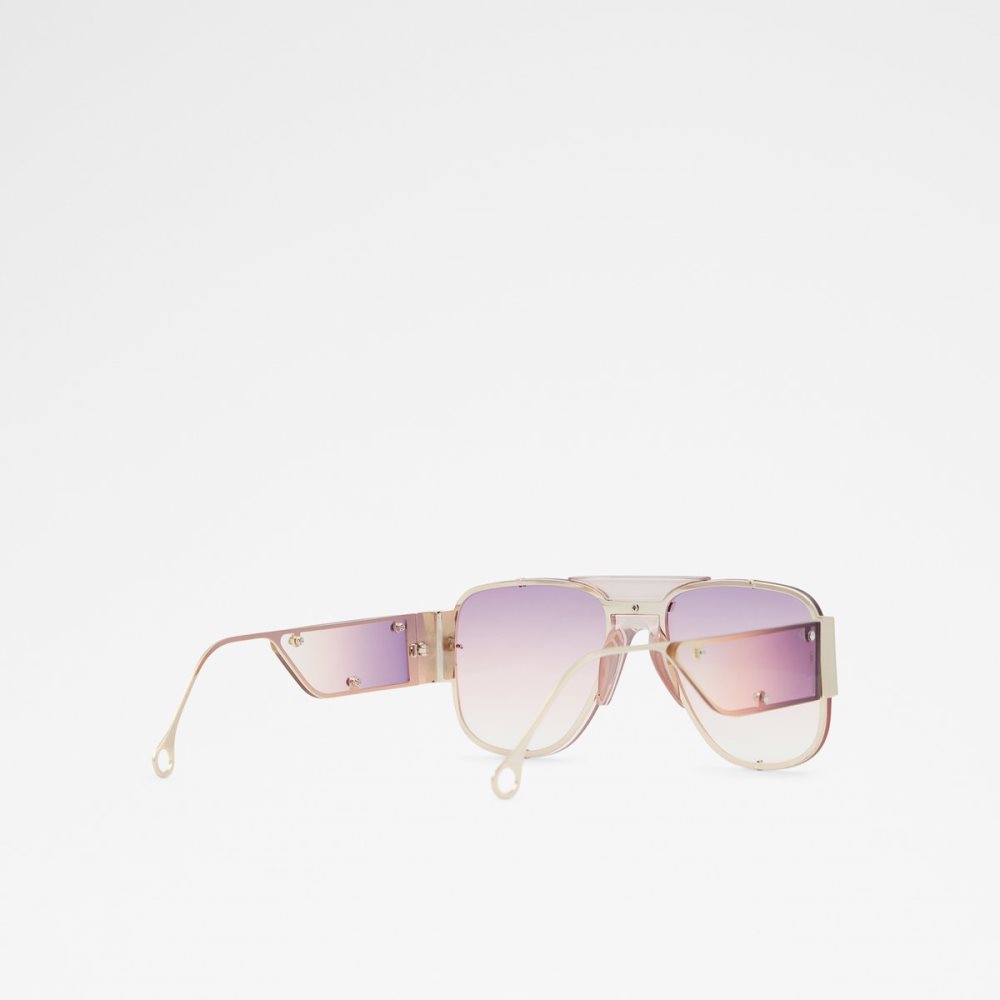 Lunettes de Soleil Aldo Qei Aviator Violette Clair Femme | TVDI-70108674